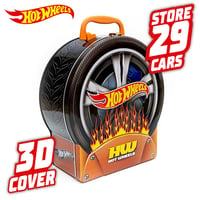 Kufřík na autíčka Hot Wheels – prenosný organizér na 29 autíčok s praktickou rukoväťou, bez autíčok 5