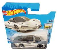 Autíčko Hot Wheels McLaren Speedtail – Factory Fresh 7/105 – GTC55 – Strieborná metalíza – Short Card – Mattel 2021 2