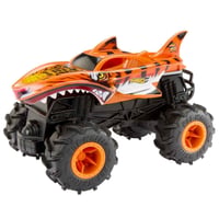 RC auto na diaľkové ovládanie Hot Wheels Monster Trucks HW Tiger Shark v mierke 1:24, s pohonom 4WD a terénnymi pneumatikami, HNV03 4
