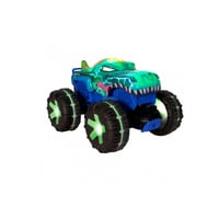 Na diaľkové ovládanie ovládané auto Hot Wheels Monster Trucks JBD90 Mega Wrex Alive v mierke 1:15, s 3 hernými režimami, interaktívnymi svetlami a zvukmi 4