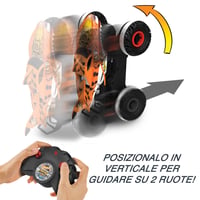 RC auto Hot Wheels Monster Trucks Tiger Shark s technológiou Terrain Stomp, režim Wheelie, jazda na 2 alebo 4 kolesách, od 4 rokov, HGV87 4