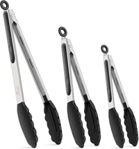 Hotec Konyhai Fogókészlet 3 db - Szilikon Csipesz Főzéshez, Sütéshez, Mosogatógépben Mosható, 12"+9"+7" Méretben

AI: I've created a Hungari 1