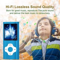Hotechs 32GB MP3 MP4 lejátszó 1.8" LCD kijelzővel és FM rádióval - Deep blue 5