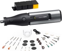 HOTO 12V Multifunkciós Forgószerszám Készlet 37 Tartozékkal, Változtatható Fordulatszám 5000-35000 RPM Vágáshoz Csiszoláshoz Gravírozáshoz 1