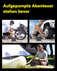 HOTO Elektromos Légpumpa Vezeték Nélküli Hordozható Kompresszor Autó Kerékpár 9 Mód SUP Matrac Sátor Medence 6
