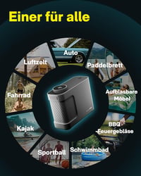 HOTO Elektromos Légpumpa Vezeték Nélküli Hordozható Kompresszor Autó Kerékpár 9 Mód SUP Matrac Sátor Medence 2