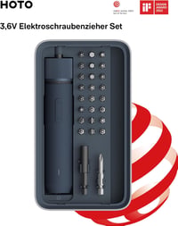 HOTO Mágneses Elektromos Csavarhúzó 25 Bittel, LED Lámpával és USB-C Töltéssel 9