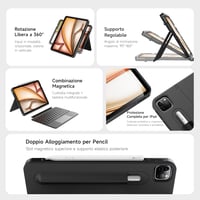 HOU iPad Air 11 M2 2024 Mágneses Billentyűzetes Tok Touchpad-dal 3