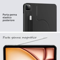 HOU iPad Air 11 M2 2024 Mágneses Billentyűzetes Tok Touchpad-dal 6