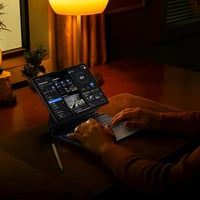 HOU Samsung Galaxy Tab S10+/S9+ Mágneses Billentyűzet Tok S-Pen Tartóval 7