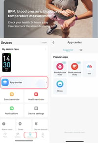 Ceas inteligent HOUAN, fitness tracker, monitorizare activitate, temperatură corporală, puls, tensiune arterială, rezistent la apă IP68, monitorizare somn, pedometru, pentru femei și bărbați 3