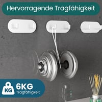 HouseUp öntapadós törölközőtartó szett 5 fehér horog rozsdamentes fali kampó fürdőszobához 5