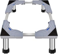 HOUSLUX Állítható Mosógép Alátét Keret Szürke 18-21 cm Rozsdamentes Hűtő Szárító Fagyasztó Tartó Állvány 60x60 cm 1