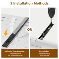 Housolution 2 ks výsuvná kuchynská zásuvka, šírka 30 – 50 cm, rozšíriteľná, hĺbka 42 cm, teleskopický organizér do kuchynskej skrinky 4