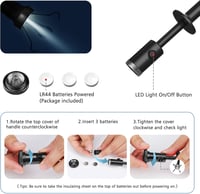 Housolution 72 cm mágneses fogó LED világítással, rugalmas szerszám szögcsipesszel 8