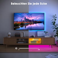 HOVVIDA RGB LED szalag 5m 150 LED távirányítóval és app vezérléssel - 5 m, Multicoloured 5