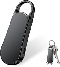Howabo 64GB Mini Diktafon Kulcstartó Dizájn - 35 Óra Felvételi Idő, Fém Ház, Hi-Fi Hang, Interjú Meetinghez 1