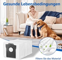 howekuze 10 db porszívó porzsák Dreame L40s Pro Ultra/L10s Ultra/X40/X50/L10 robotporszívóhoz 6