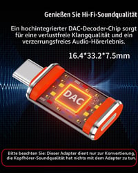 HOWJIM Lightning USB-C slúchadlový audio adaptér – Len na prenos zvuku, adaptér kompatibilný s iPhone a iPad 5