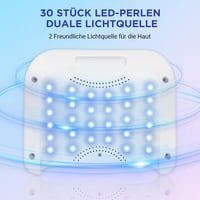 HoYLluDLL Újratölthető UV LED Műköröm Lámpa 4 Időzítővel és Automata Érzékelővel - Manikűr és Pedikűr Szalonminőség Otthon (Csillogó Gyémánt 2