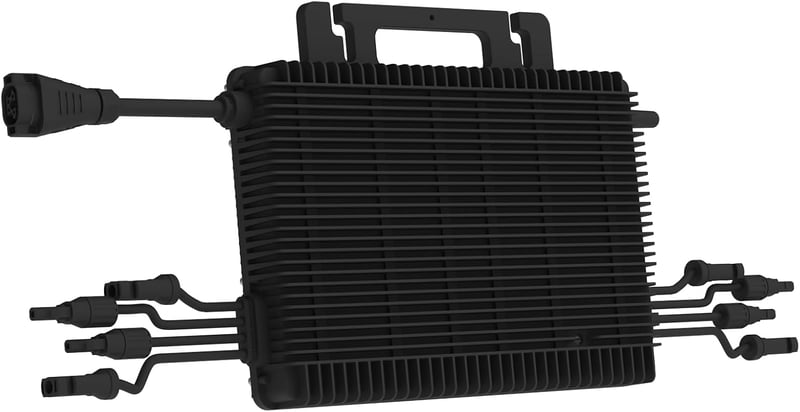 Hoymiles HMS-1800-4T Mikro Inverter 4 Napelemhez, 1800W Erkély Napelemes Rendszerhez, WiFi Bővíthető, IP67 Védettség, Ventilátor Nélküli