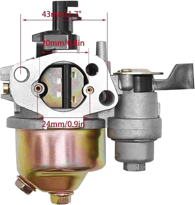 Hoypeyfiy GX160 Karburátor szett Honda GX200 GX168 GX140 GX120 motorhoz