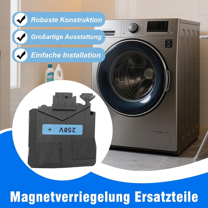 Hoypeyfiy Samsung mosógép ajtózár mágneses kapcsoló WD70J5410AW WD70K5400OW