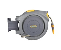 Tambur cu furtun montabil pe perete Hozelock Auto Reel cu furtun de 25 m – Suport automat pentru furtun de grădină 1
