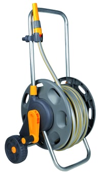 Hozelock Schlauchwagen Plus záhradný vozík na hadicu s 50 m hadicou (Ø 12,5 mm), kapacita max. 60 m, vrátane striekacej pištole a prípojok, zmontovaný 1