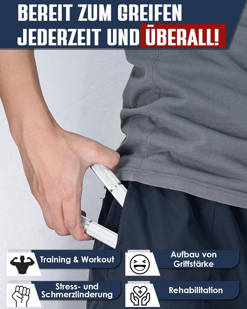 Hozzen Kézerősítő Tréner Szett 6 db-os (50-200 lbs) Ujj és Csukló Edzéshez