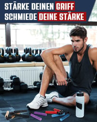 Hozzen Kézerősítő Tréner Szett 6 db-os (50-200 lbs) Ujj és Csukló Edzéshez 3