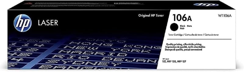 HP 106A (W1106A) eredeti fekete toner HP Laser 107/135/137 nyomtatókhoz