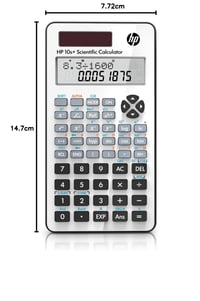 Vedecká kalkulačka HP 10s+ – biela, 15,2 x 7,6 cm, 6,6 cm displej, 1 ks 5