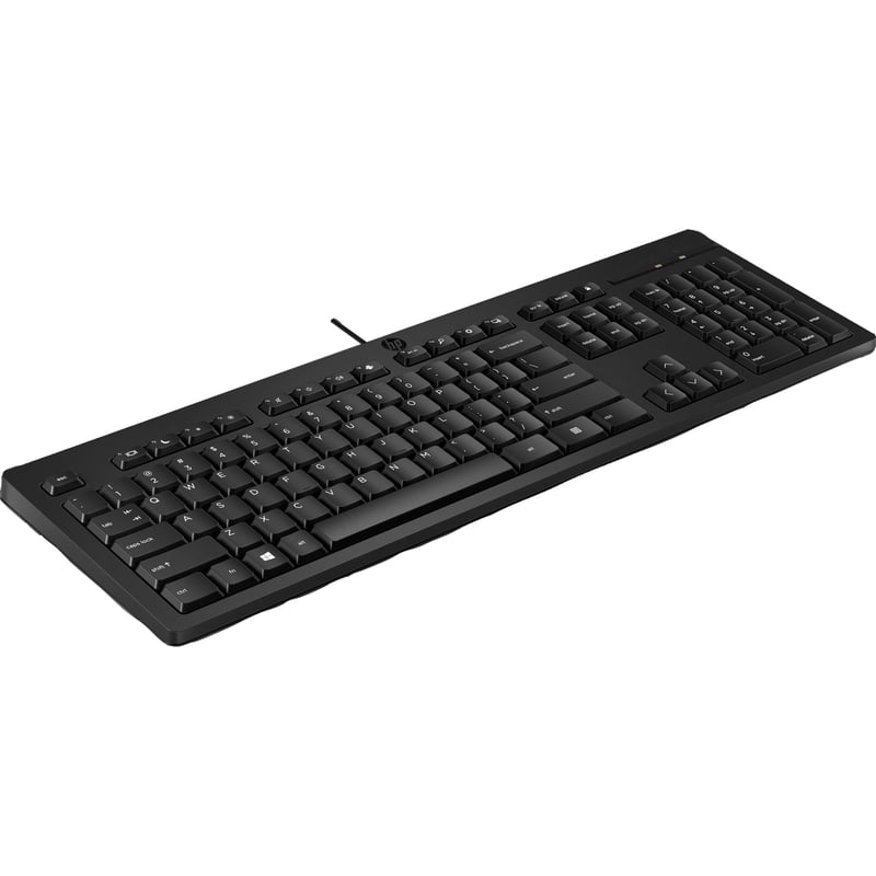 Káblová klávesnica HP 125 – čierna