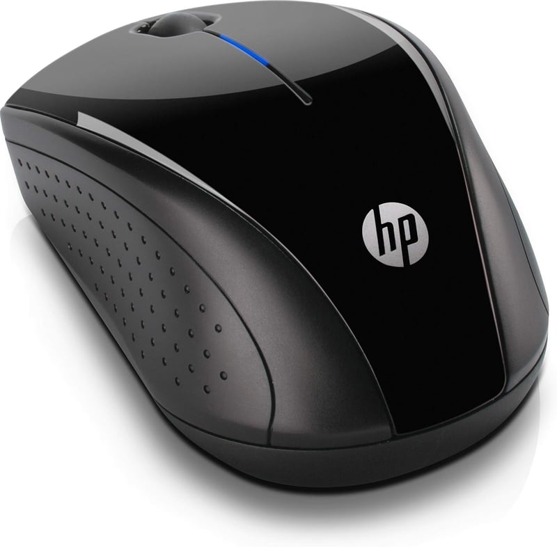 HP 220 Vezeték Nélküli Egér Bal és Jobbkezes Fekete - black, For left and right handed users