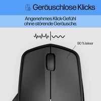 HP 280 Csendes Vezeték Nélküli Egér Fekete - Hosszú Akkumulátor Élettartam - Wireless, ergonomic 5