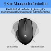 HP 280 Csendes Vezeték Nélküli Egér Fekete - Hosszú Akkumulátor Élettartam - Wireless, ergonomic 7