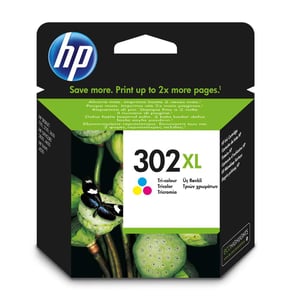 HP 302XL F6U67AE Originalni spremnik s tintom u boji (XL verzija) - za pisače Deskjet 1110 2130 3630 Envy 4520 Officejet 3830