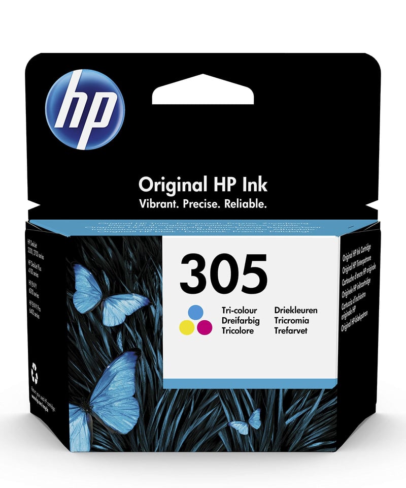Cartuș de cerneală color original HP 305 pentru imprimante DeskJet – Imprimare de înaltă calitate