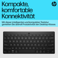 Bluetooth klávesnica HP 350, Bluetooth 5.2, 60 % dizajn, nemecké rozloženie QWERTZ, kompatibilná s Windows, macOS, iPadOS, Android a iOS 7