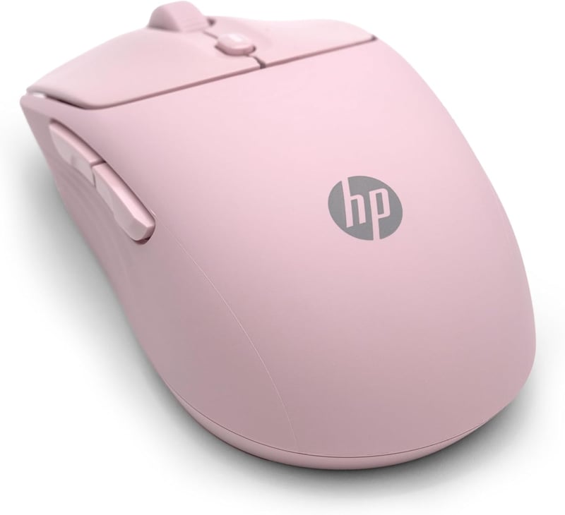 HP 400 Dual Wireless Egér Bluetooth USB 2.4GHz Rózsaszín Csendes Kattintás - pink