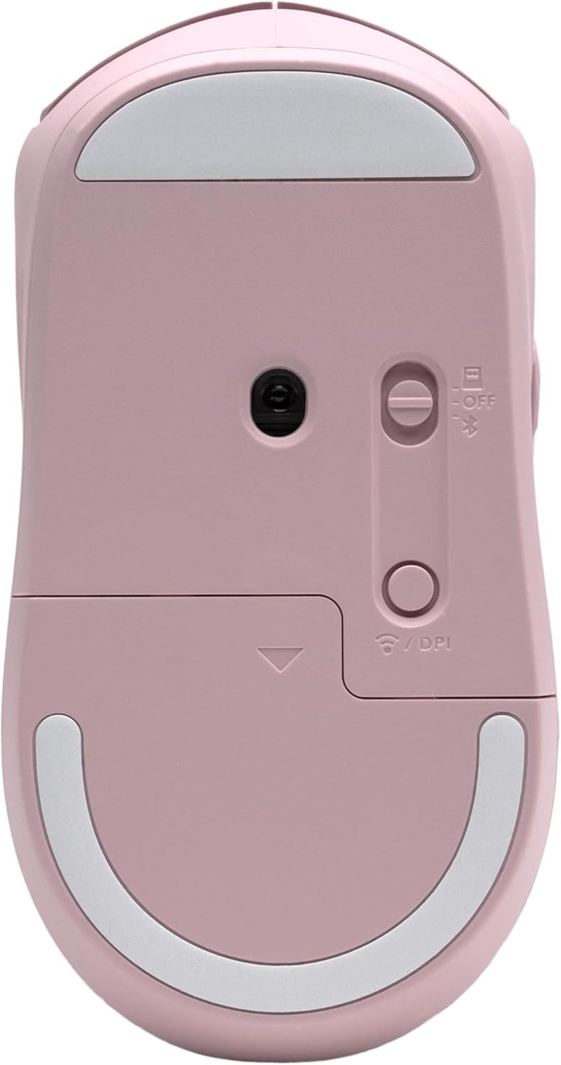 HP 400 Dual Wireless Egér Bluetooth USB 2.4GHz Rózsaszín Csendes Kattintás - pink