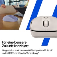 Bezdrôtová myš HP 400 Quiet Dual – Bluetooth a USB 2,4 GHz, tiché klikanie, jemný povrch, 24-mesačná výdrž batérie, 6000 DPI, fialová 3