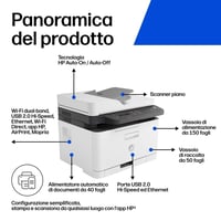 Multifunkčná farebná laserová tlačiareň HP Color Laser MFP 179fwg – tlač, kopírovanie, skenovanie, fax, Wi-Fi, Ethernet, USB, automatický podávač dokumentov 3