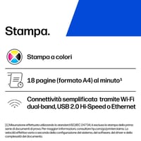 Farebná laserová tlačiareň HP Color LaserJet 150nw, A4, USB, Wi-Fi, LAN, 18 str./min., LCD displej, bielo-sivá 2