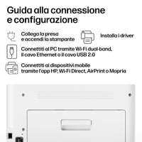 Farebná laserová tlačiareň HP Color LaserJet 150nw, A4, USB, Wi-Fi, LAN, 18 str./min., LCD displej, bielo-sivá 6