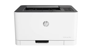 HP Color Laser 150nw laserski pisač u boji, A4, Wi-Fi, LAN, USB, 18 str/min, bijelo-sivi, rabljeno