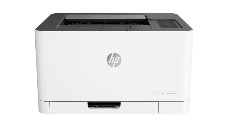 Farebná laserová tlačiareň HP Color LaserJet 150nw, A4, USB, Wi-Fi, LAN, 18 str./min., LCD displej, bielo-sivá