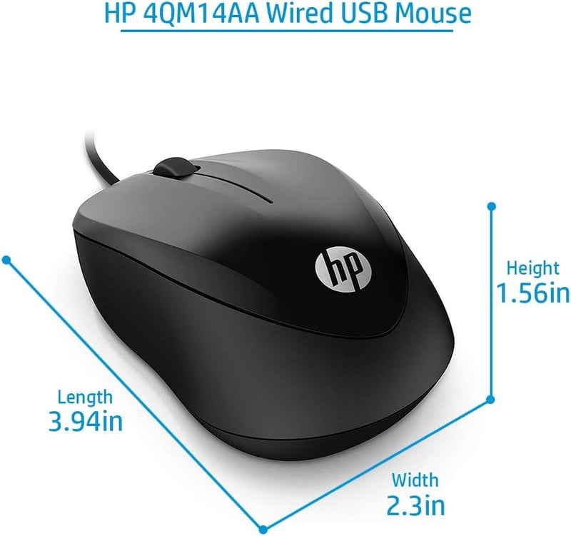 HP Egér Vezetékes és Vezeték Nélküli Számítógéphez - One size, 1200 DPI