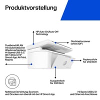Multifunkčná laserová tlačiareň HP LaserJet MFP M140w, čiernobiela, skener, kopírka, obojstranná tlač, A4, WiFi, AirPrint 3
